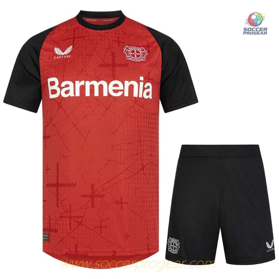Leverkusen Youthren's Home Team Jersey Team Jersey 2024/25 Collection