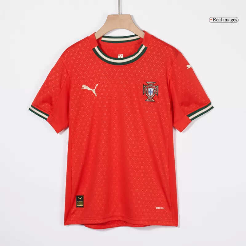 Portugal Home Soccer Jerseys Kids Kit 2025 Authentic Kit