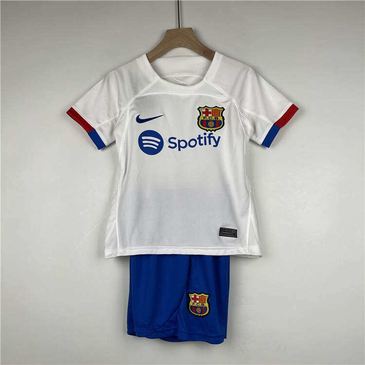 Kids Barcelona FC 2324 Away Kit ShirtShorts - Official Replica 19053