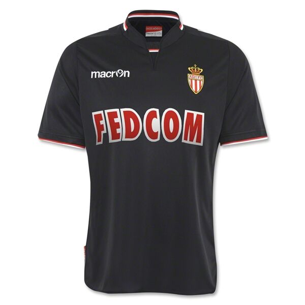 13-14 AS Monaco FC Away Black Jersey Shirt - Official Replica 522