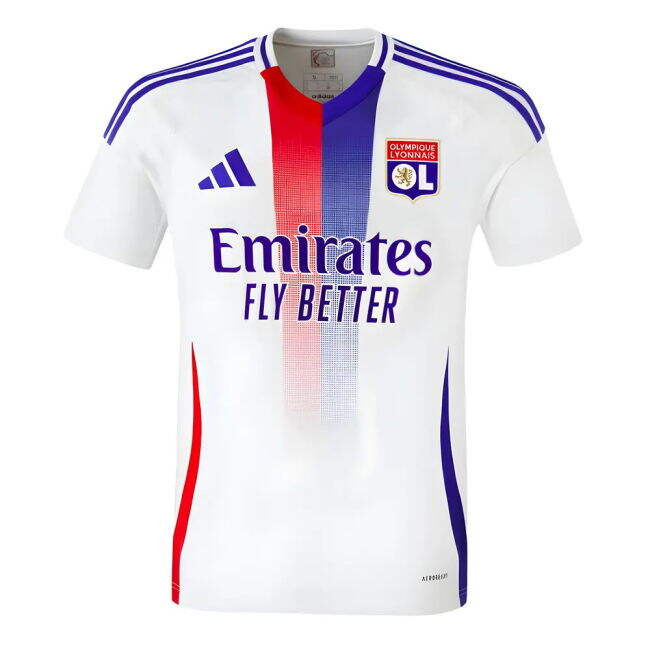 2024-2025 Lyon Home - Authentic - Top Tier - Fan Gear - Team Spirit