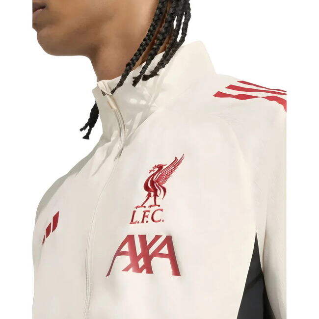 Original Liverpool 2025-2026 Liverpool Presentation Jacket (White)