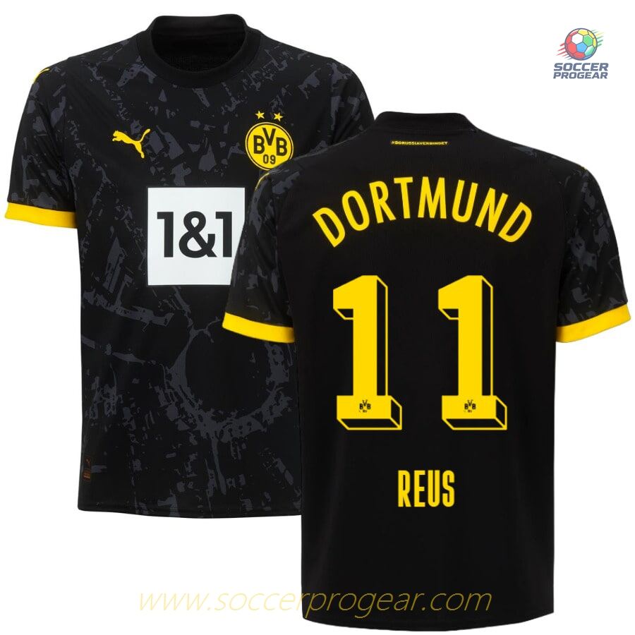 BVB Dortmund 2023 2024 Away Reus Football Jersey