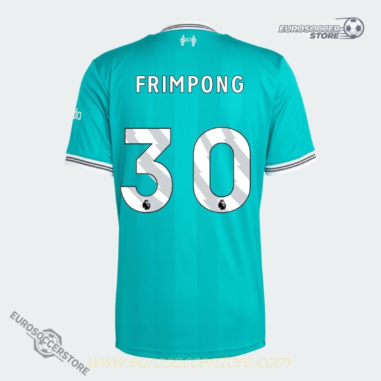 Liverpool's 25-26 Third Jersey with FRIMPONG 30