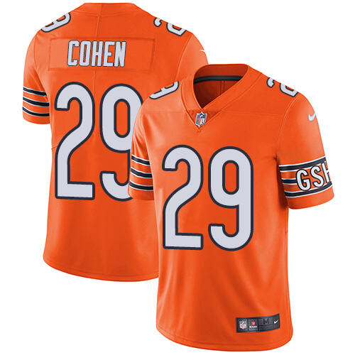NFL Bears #None Orange None Limited Jersey collectible