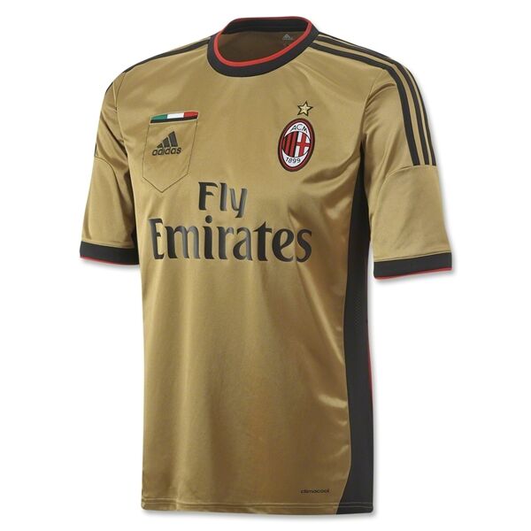 13-14 AC Milan Away Golden Jersey KitShirtShort - Official Replica 432