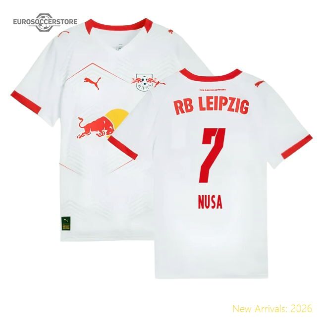 2025-2026 Red Bull Leipzig Home Shirt (kids) (nusa 7) - Official Design
