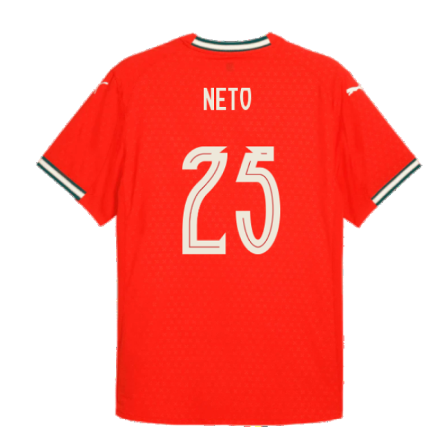 2025-2026 Portugal Home Shirt (Neto 25) Premium Euro Premium