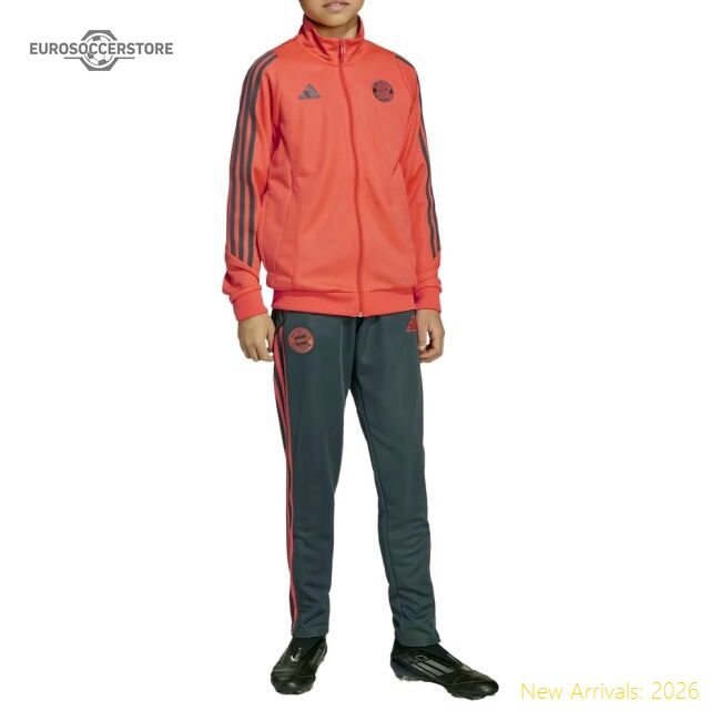 Outstanding 2025-2026 Bayern Munich Tracksuit (easy Coral) - Kids