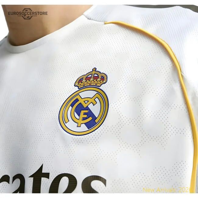 2025-2026 Real Madrid Authentic Long Sleeve Home Kit - Excellent Value