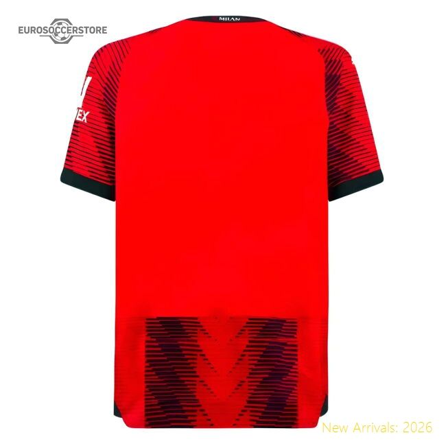 Premium 2023-2024 Ac Milan Home Authentic Shirt - Fantastic Value