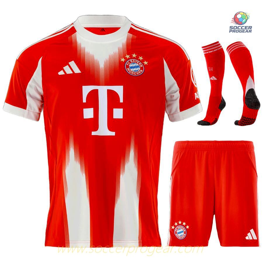 Bayern Munich Youthren's Home Soccer Team Shirt Soccer Team Shirt 2025/26 Collection