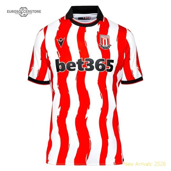 Authentic 2025-2026 Stoke City Home Shirt - Premium Quality Baby