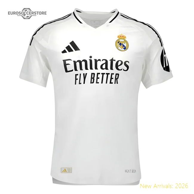 2024-2025 Real Madrid Home Premium Jersey Adidas Climacool