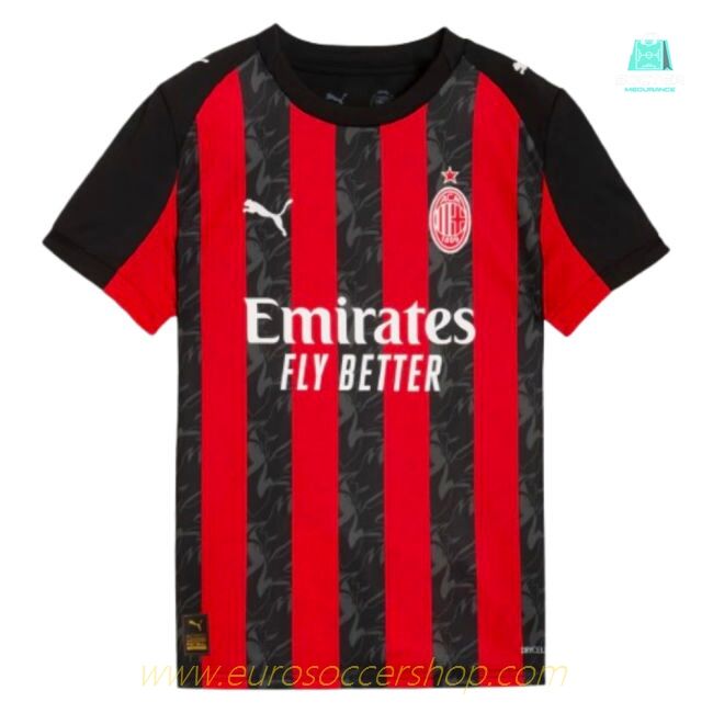 2025-2026 AC Milan Home Shirt (Kids) (Maldini 3)