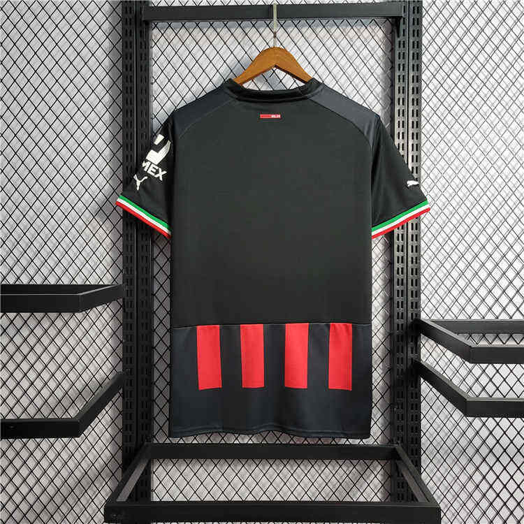 Elite Series AC Milan 2223 Home RedBlack Soccer Jersey Football Shirt