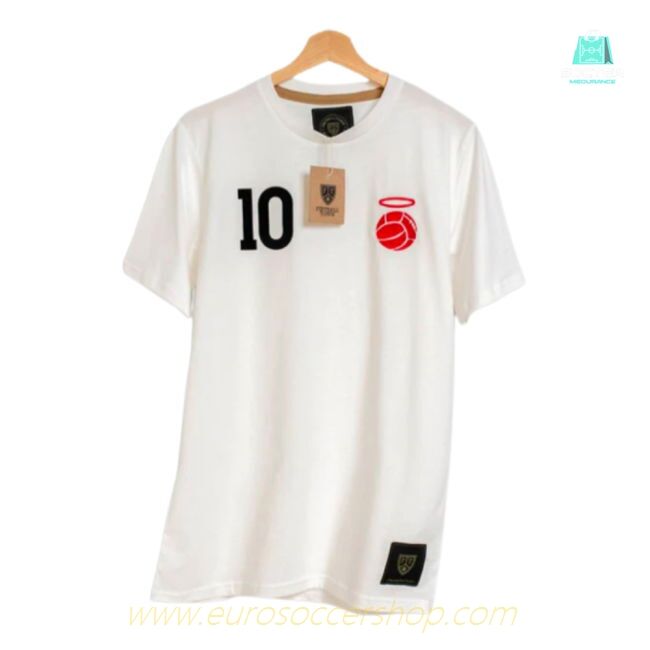 The Saint 10 Retro Football Tee (White)