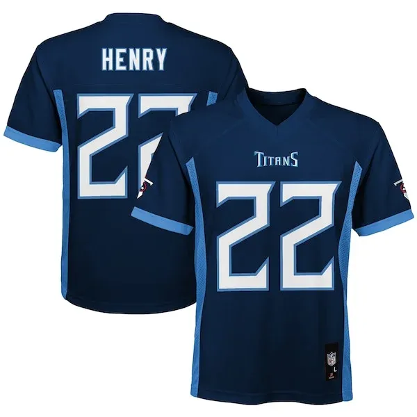 None Derrick Henry Replica Jersey - Navy | NFL Player Jersey