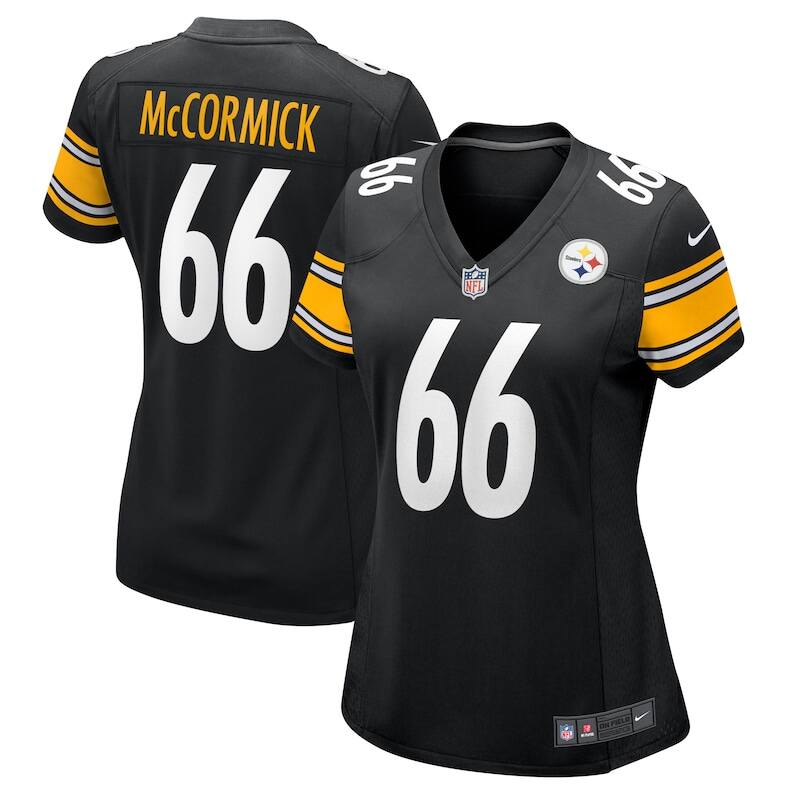 None Mason McCormick PIT Steelers Durable Replica Jersey Game Day Wear