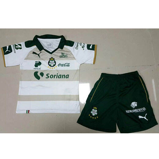 Kids Santos Laguna Third 201718 Soccer Kits ShirtShorts - Official