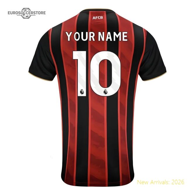 Luxury Bournemouth Home Jersey 2025-2026 Flexible Puma Drycell