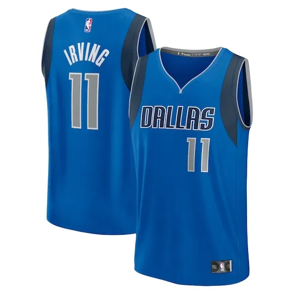 Kyrie Irving DAL Premium-Quality Replica Jersey - Blue - Fan Favorite