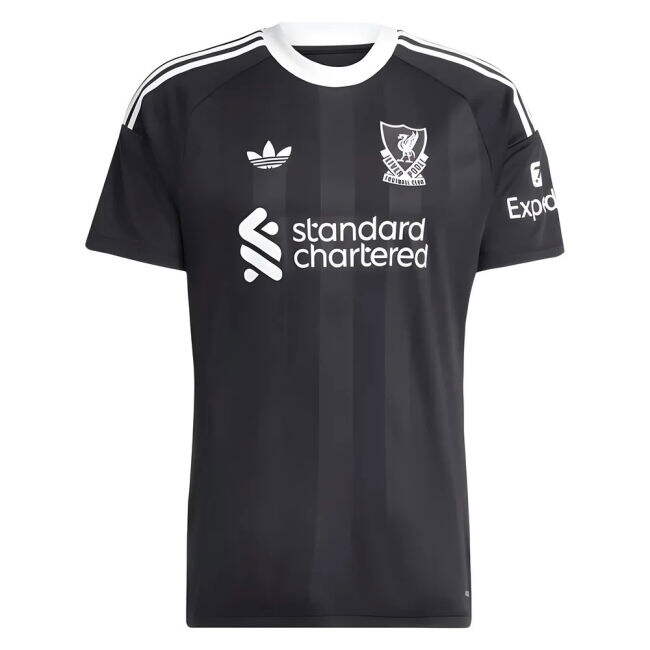 2025-2026 Liverpool Third Goalkeeper Shirt (Black)