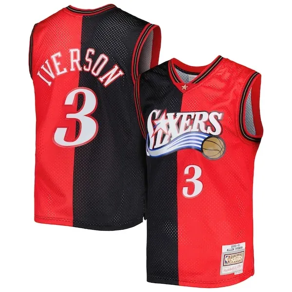 Allen Iverson PHI Swingman Jersey - modern Basketball - Red NBA