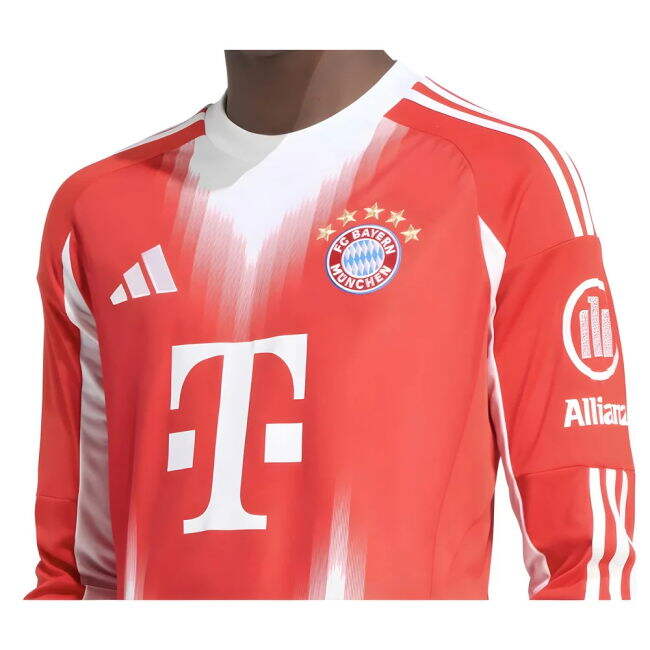 2025-2026 Bayern Home Shirt Durable Stitching Stretch Fabric