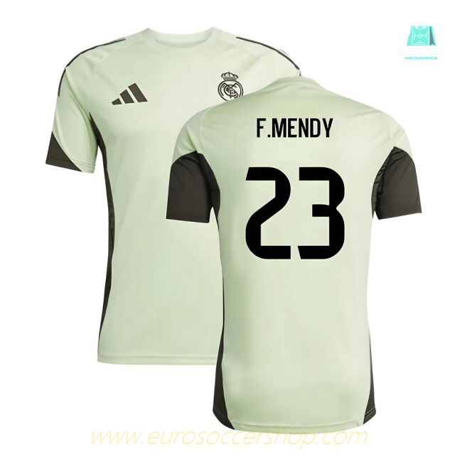 2025-2026 Real Madrid Training Jersey (Almost Lime) (F.Mendy 23)