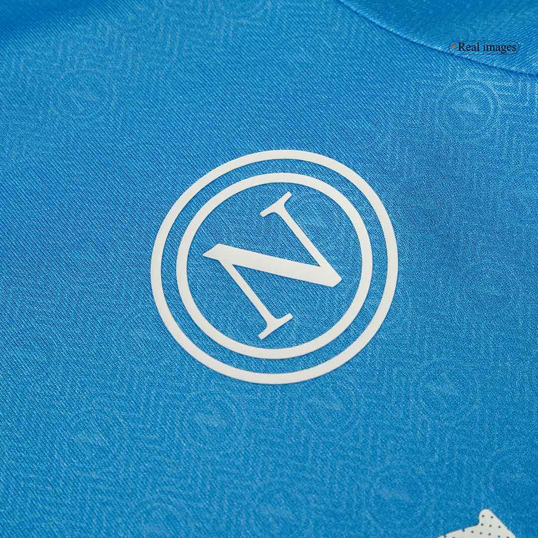 Kid's Napoli Home Soccer Jersey Kit(Jersey+Shorts) 2024/25Authentic Ki