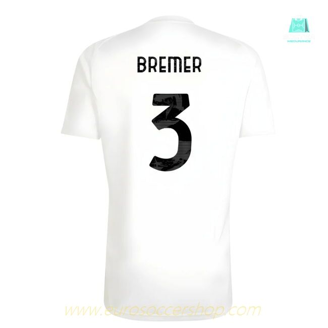 2025-2026 Juventus Training Shirt (White) (Bremer 3)