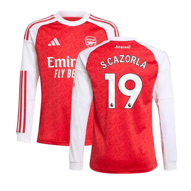 Arsenal Home Football Jersey 2025-20 Cazorla 19 L M S Kids