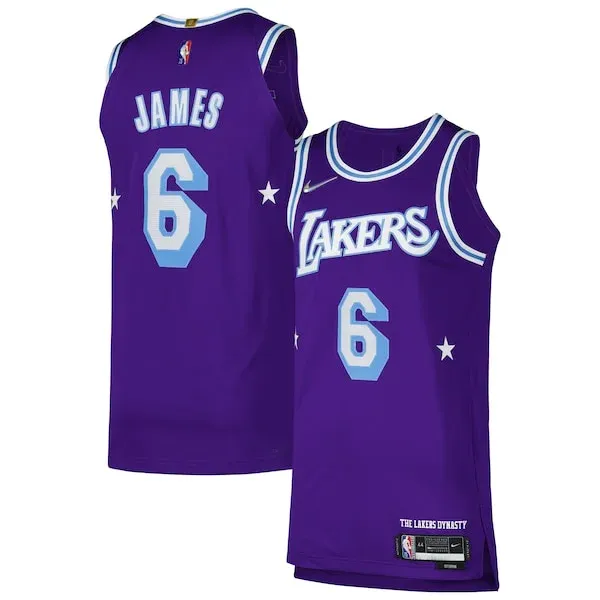 LeBron James LAL Top-Grade Basketball Jersey - Team Colors