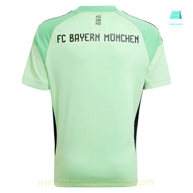2025-2026 Bayern Munich Home Goalkeeper Shirt (Glory Mint) - Kids
