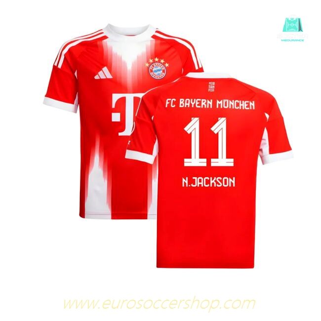 2025-2026 Bayern Munich Home Shirt (Kids) (N.Jackson 11)