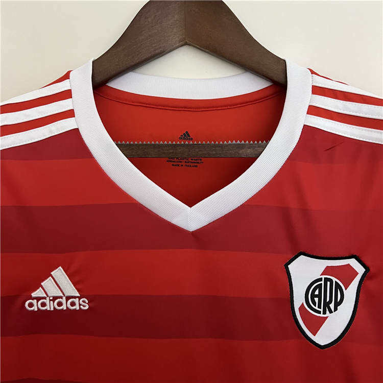 River Plate 2324 Away Red Soccer Jersey Footbal Shirt - Official