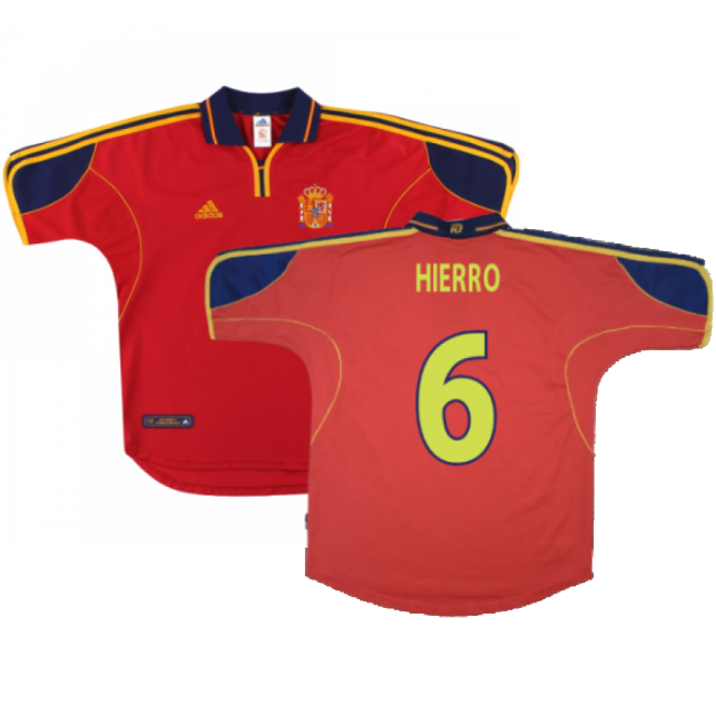 Pro Style Spain Home Pro Shirt 1999-2000 (Hierro 6)