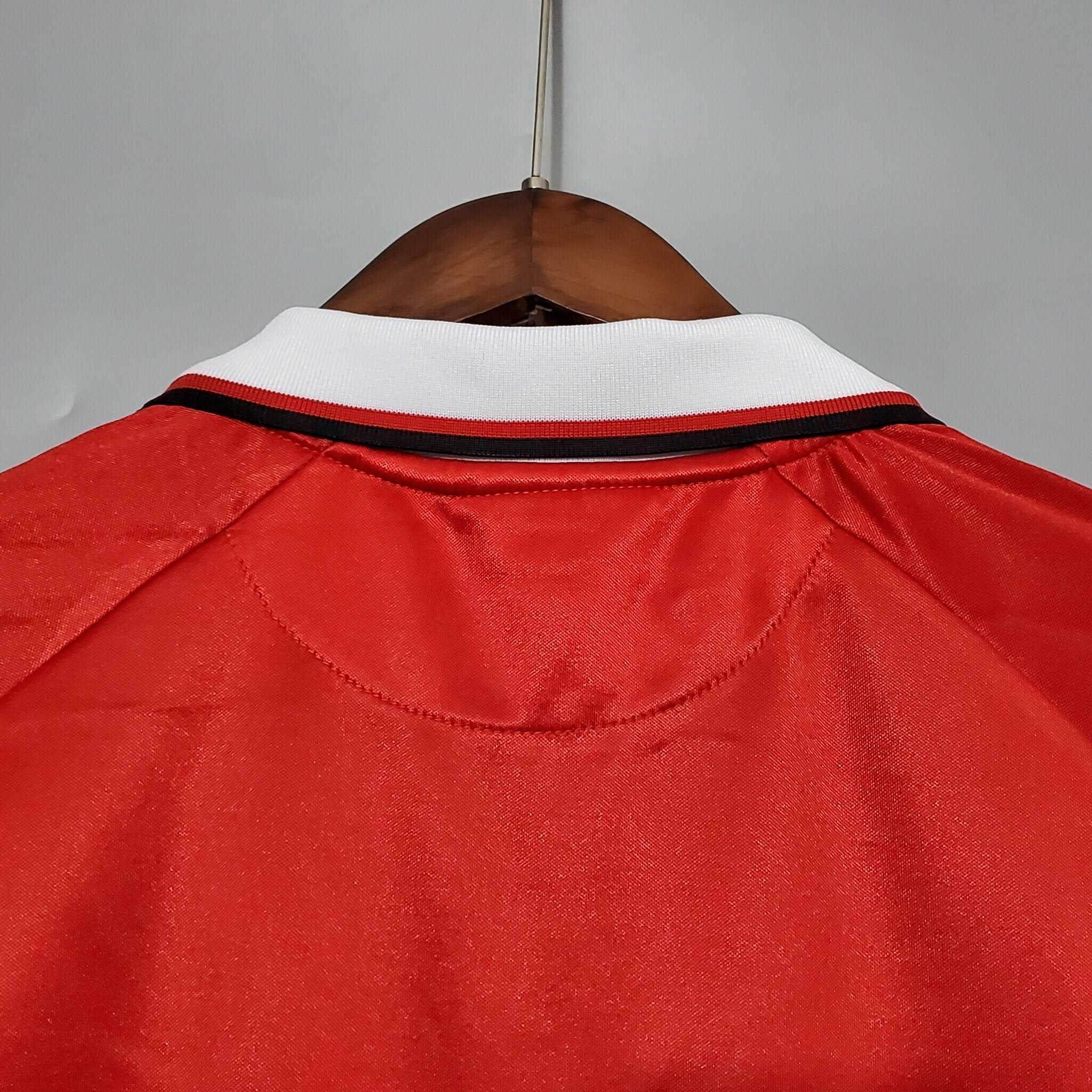 1999-2000 Man United Home retro kit- Long sleeves