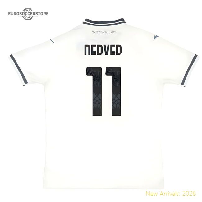 Top-grade 2025-2026 Ss Lazio Away Shirt (nedved 11) - Match Quality