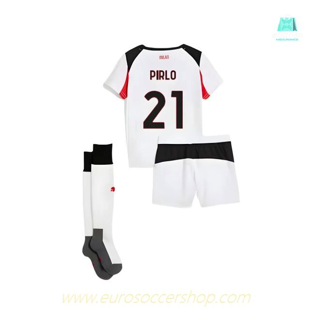 2025-2026 AC Milan Away Mini Kit (Pirlo 21)