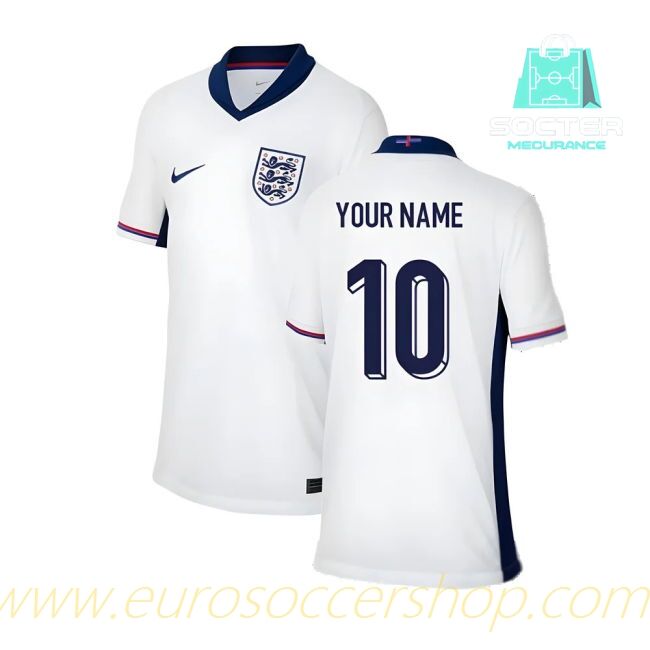 Match Quality 2024-25 Collection England National Team Home Jersey Kids