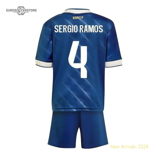 2025-2026 Real Madrid Third Youth Kit (sergio Ramos 4) - Economical