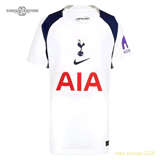 Premium-grade 2025-2026 Spurs Hotspur Home Shirt (kids)