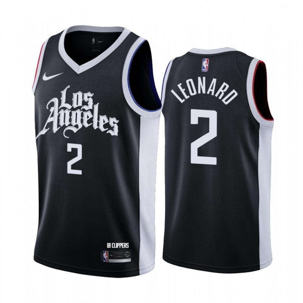 Kawhi Leonard2 Black Jersey - City Edition - NBA Collection