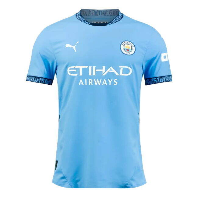 Player Issue Style Man City Professional Look Home Player Jersey