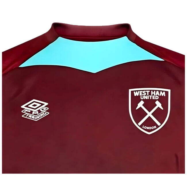 West Ham 2024-20 Training Soccer Kit Soucek Printing M S Kids