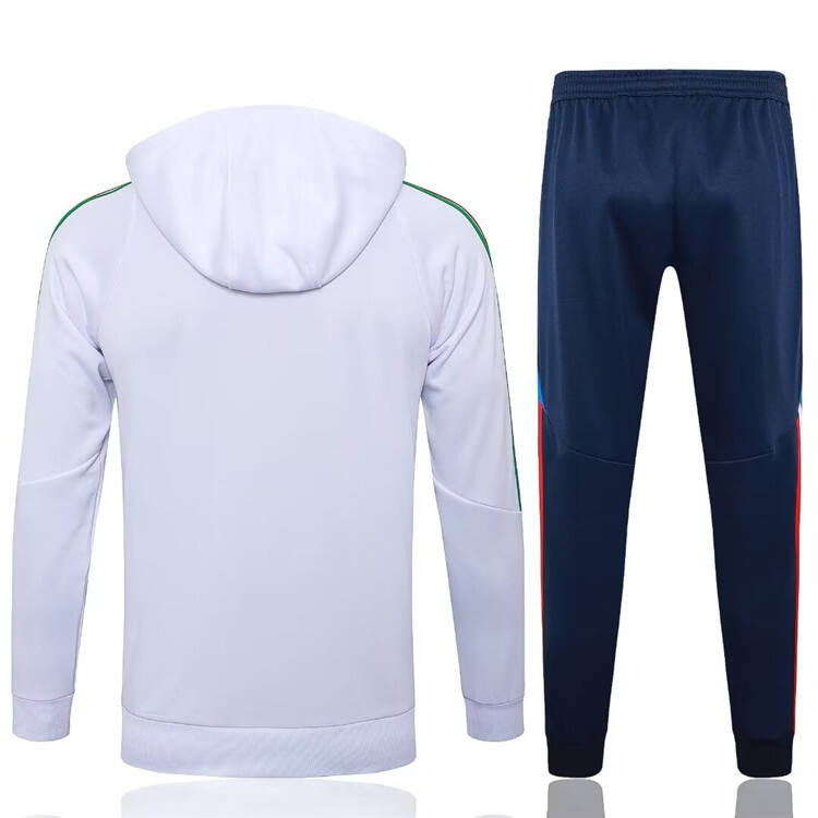 Professional Lightweight 2024 Italy Hoodie Suit - White