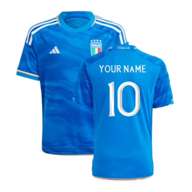 Advantages 2023-2024 Italy Home Shirt (Kids) (Your Name) Unique