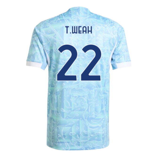 2025-2026 Juventus Authentic Away Shirt (T.Weah 22)